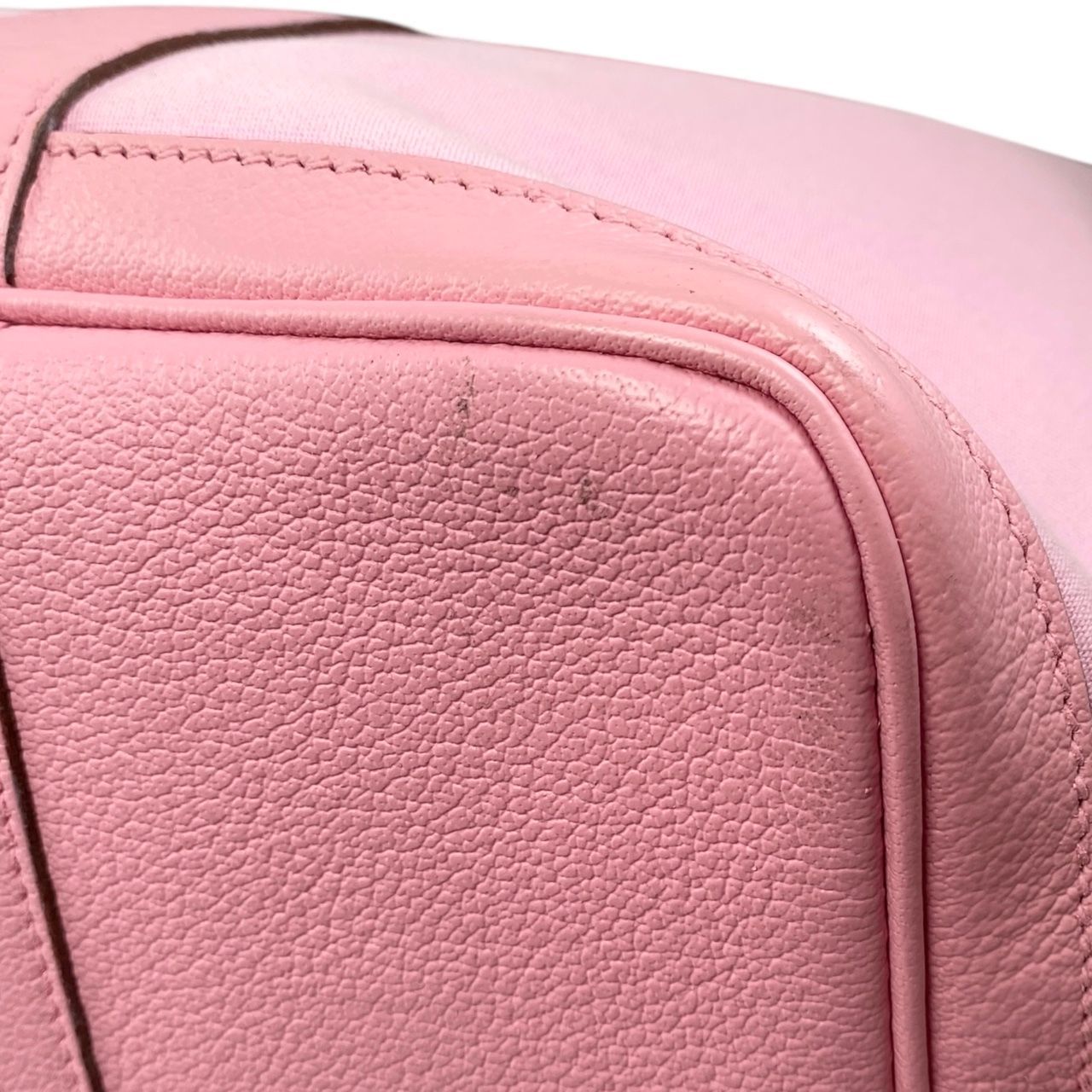 Hermes Tote Bag Garden Party PM Engraved □M Negonda Toile Offiche Pink Hermes