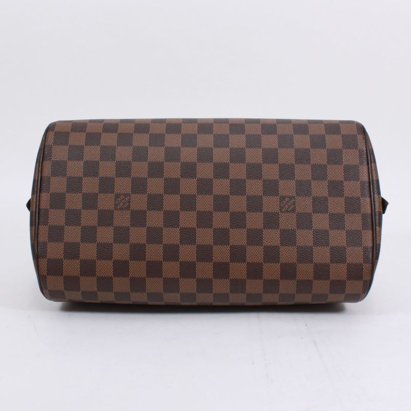 Louis Vuitton Rivera MM Damier Ebene Damier Ebene Leather × PVC Brown Handbag