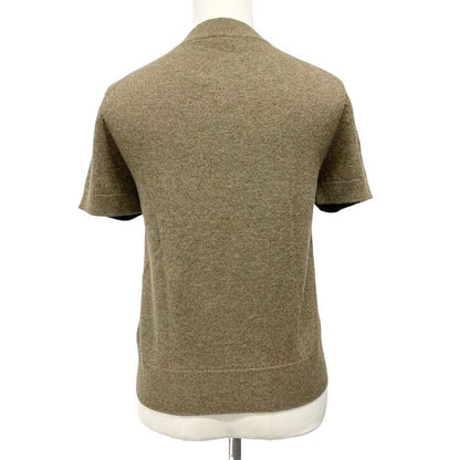 Hermes Top Cashmere Brown H Lift Small Fit Knit