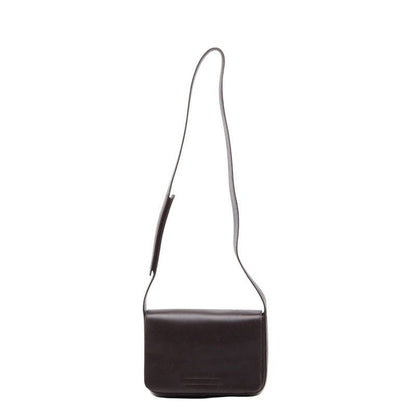 Prada Crossbody Shoulder Bag Brown Leather