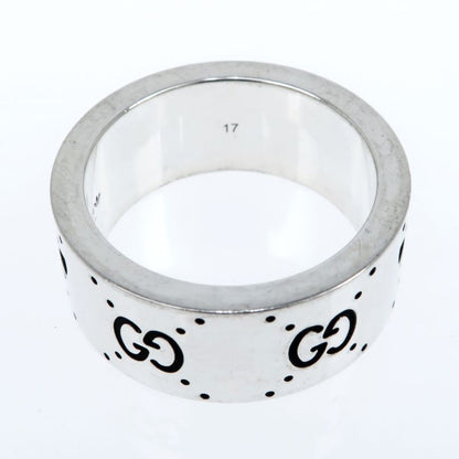 Gucci Adidas Collaboration Ring Engraving Wide Trefoil 17 Ag925 Jewelry
