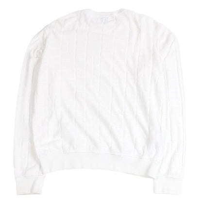 Hermes 19SS 100% Cotton Square Pattern Pile Long Sleeve Long Sleeve T-shirt