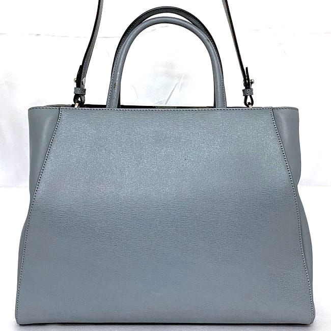 Fendi 2way Bag Toujours Blue Gray 8bh250