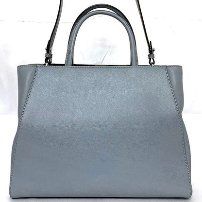 Fendi 2way Bag Toujours Blue Gray 8bh250