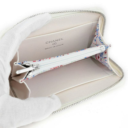 Chanel Coin Case White