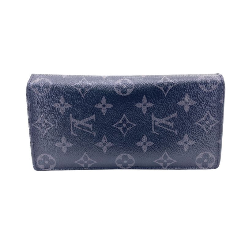 Louis Vuitton M61697 Portefeuille Brazza Monogram Eclipse Long Wallet Brand