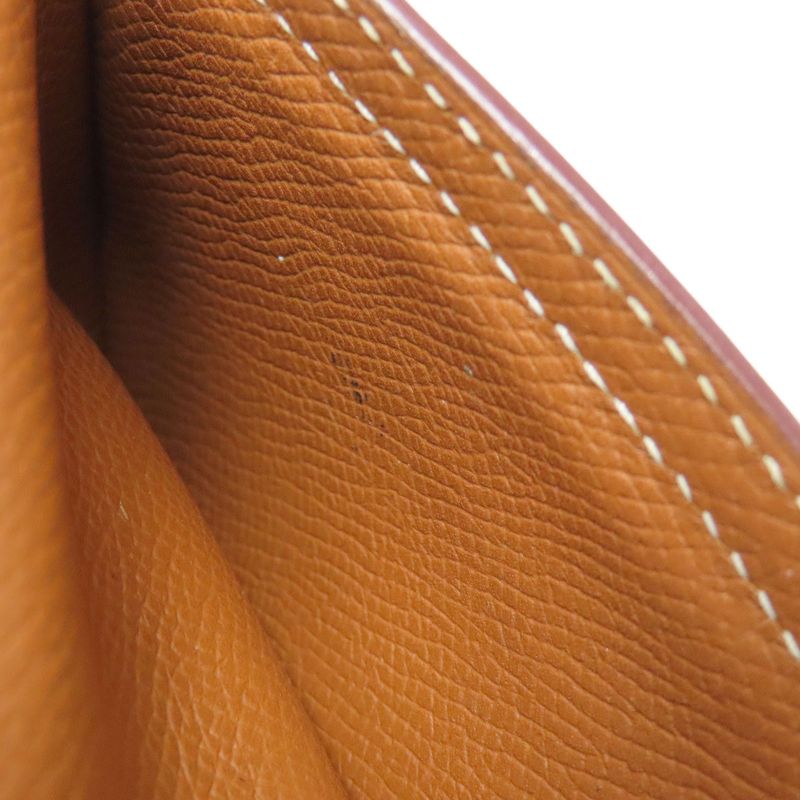 Hermes Bearn Compact Gold Hardware Bifold Wallet With Coin Purse Epson Women