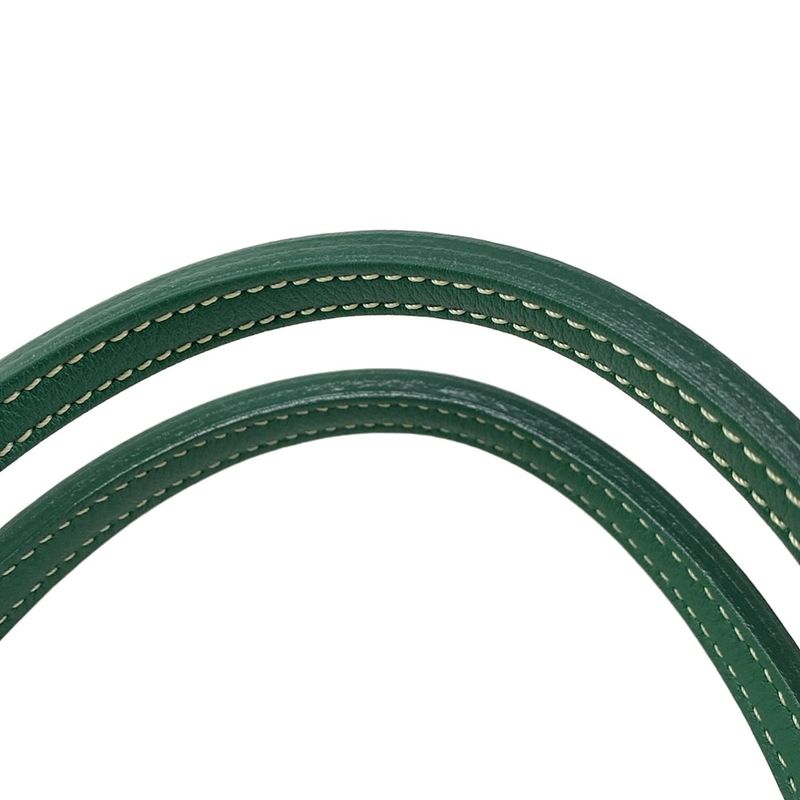 Goyard Shoulder Bag Saint Louis PM Green Leather