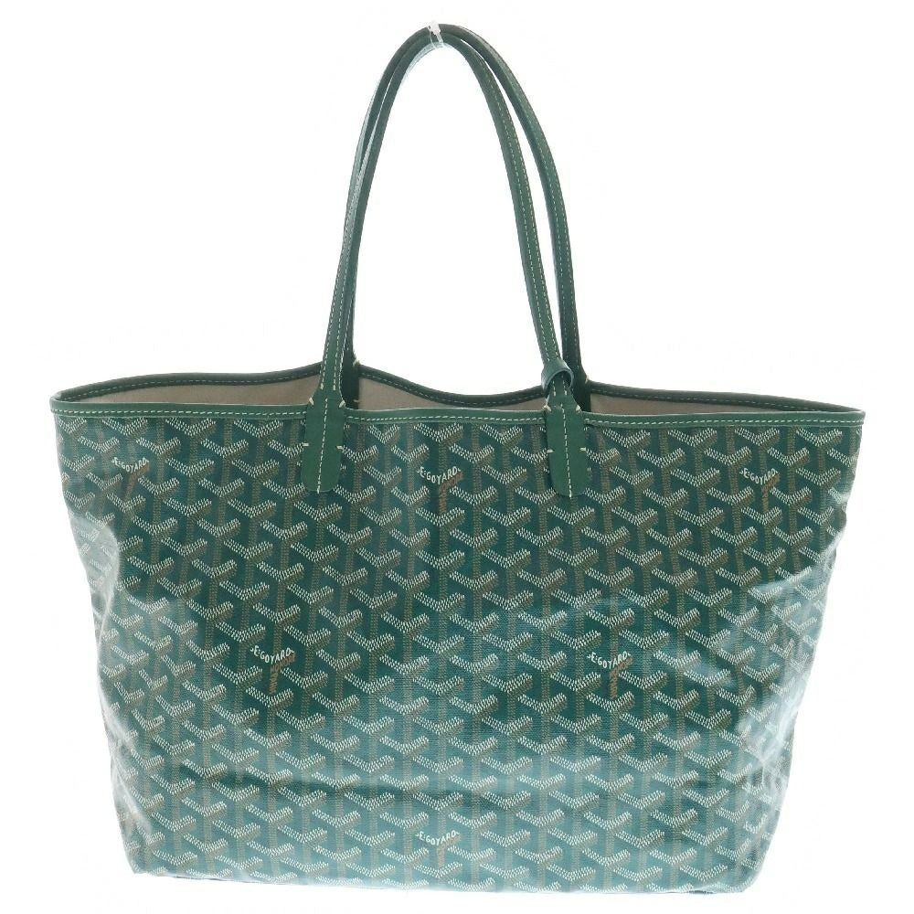 Goyard Saint Louis PM Green Shoulder Tote Bag & Pouch