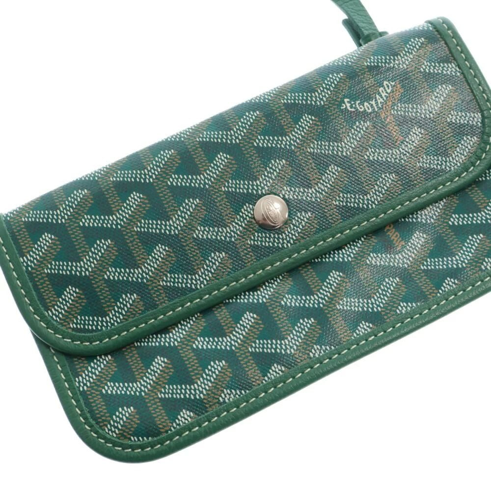Goyard Saint Louis PM Green Shoulder Tote Bag & Pouch
