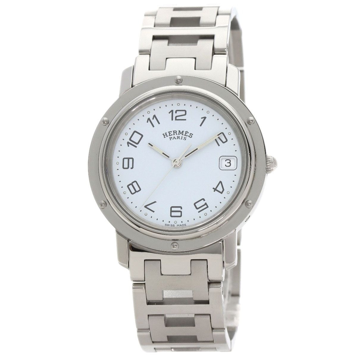 Hermes Clipper Watch SS