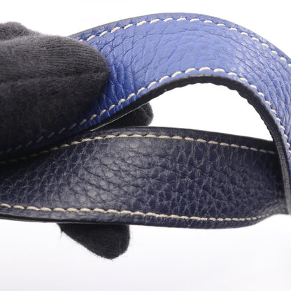 Hermes Handbag Picotin Lock Cazac PM Blue Electric Ankle Leather — view 8