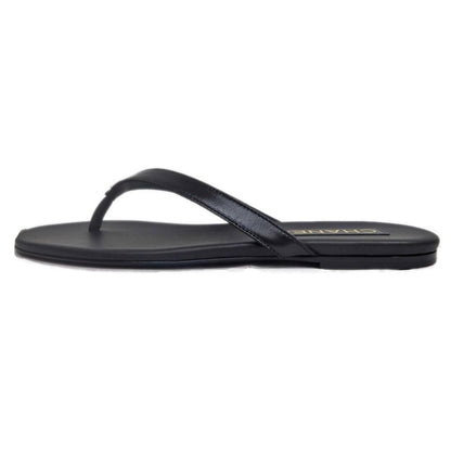 Chanel Sandals CC Mark Black 38 C Shoes Apparel