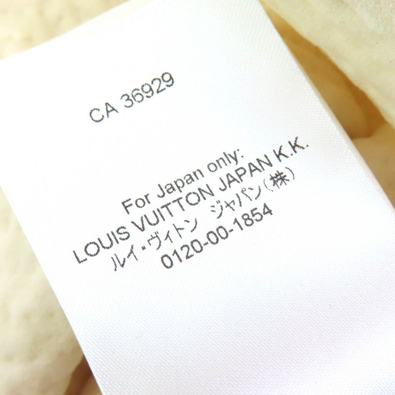 Louis Vuitton 23SS Crinkle Short Sleeve Knit Top Yellowish XS Made In Italy