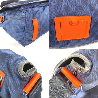 Louis Vuitton Shoulder Bag Challenge Messenger Bag N41240 Leather / Nylon Navy