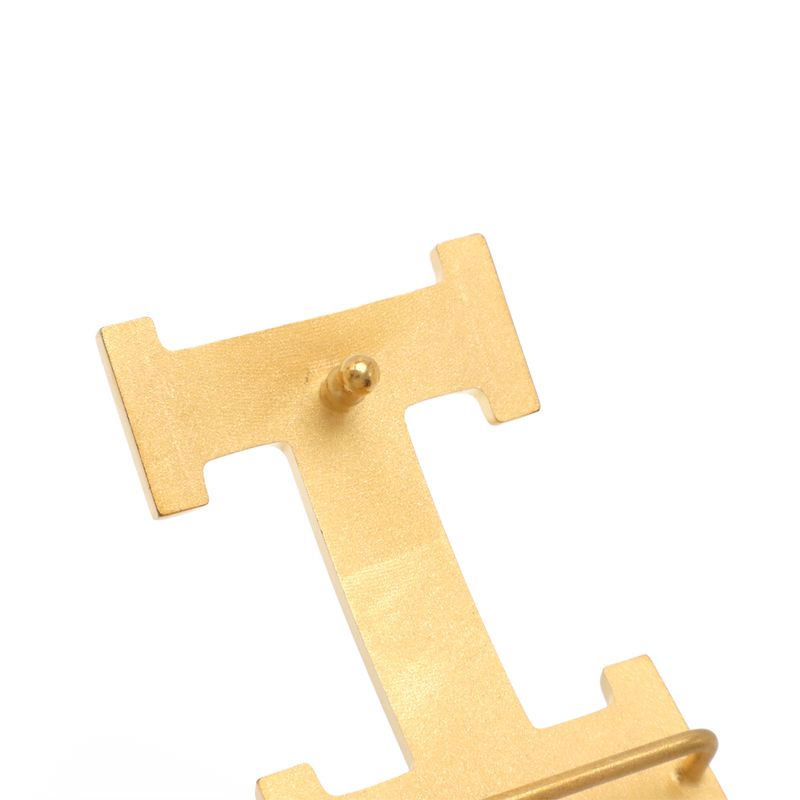 Hermes H Belt H Buckle Reversible Togo Leather Blue Jean Light Blue White Gold