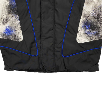 Louis Vuitton Blouson Puffy Jacket Hib30wrwk 46 Size Nylon Splash Monogram