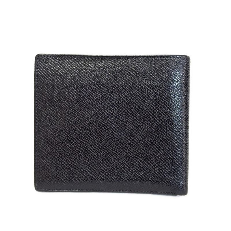 Bvlgari Bifold Wallet - Black Leather