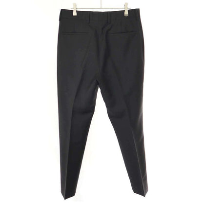 Prada 23ss Wool Mohair Slack Pants Up0214 Black 48