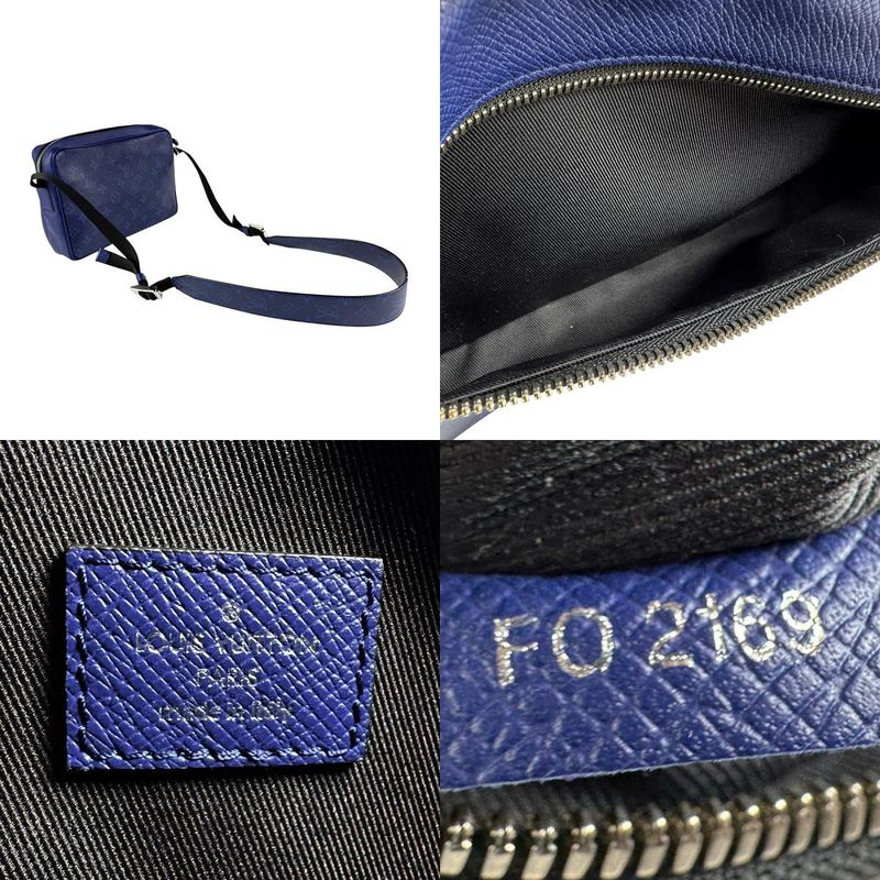 Louis Vuitton Crossbody Shoulder Bag Taiga Llama Outdoor Messenger PM M30242