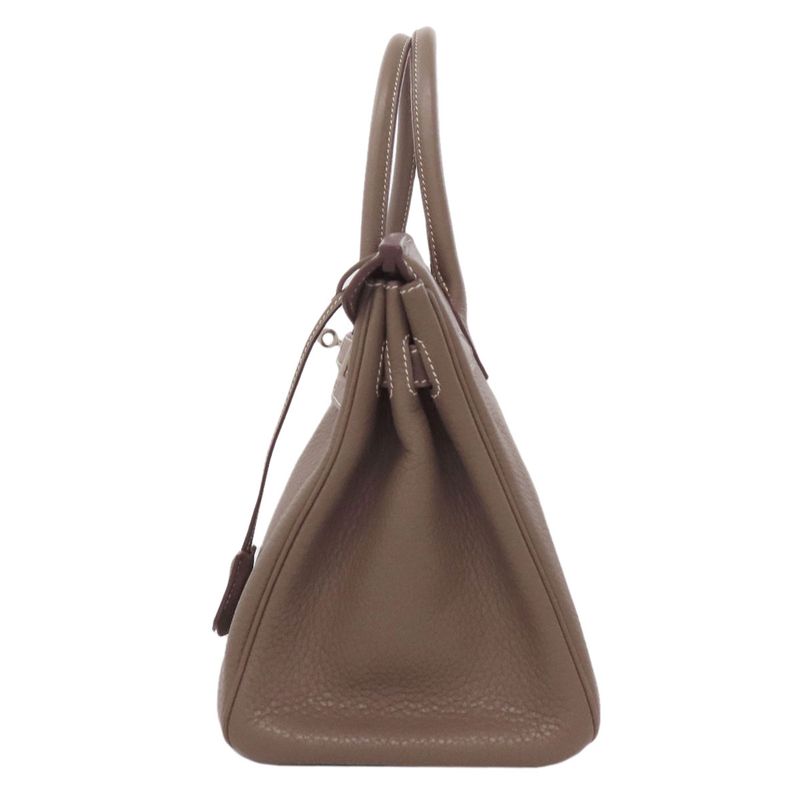 Hermes Birkin 30 Etape Silver Hardware Handbag Taurillon Women