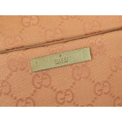Gucci GG Sherry Bamboo Pochette Baguette Shoulder Bag Purse Tote Pink
