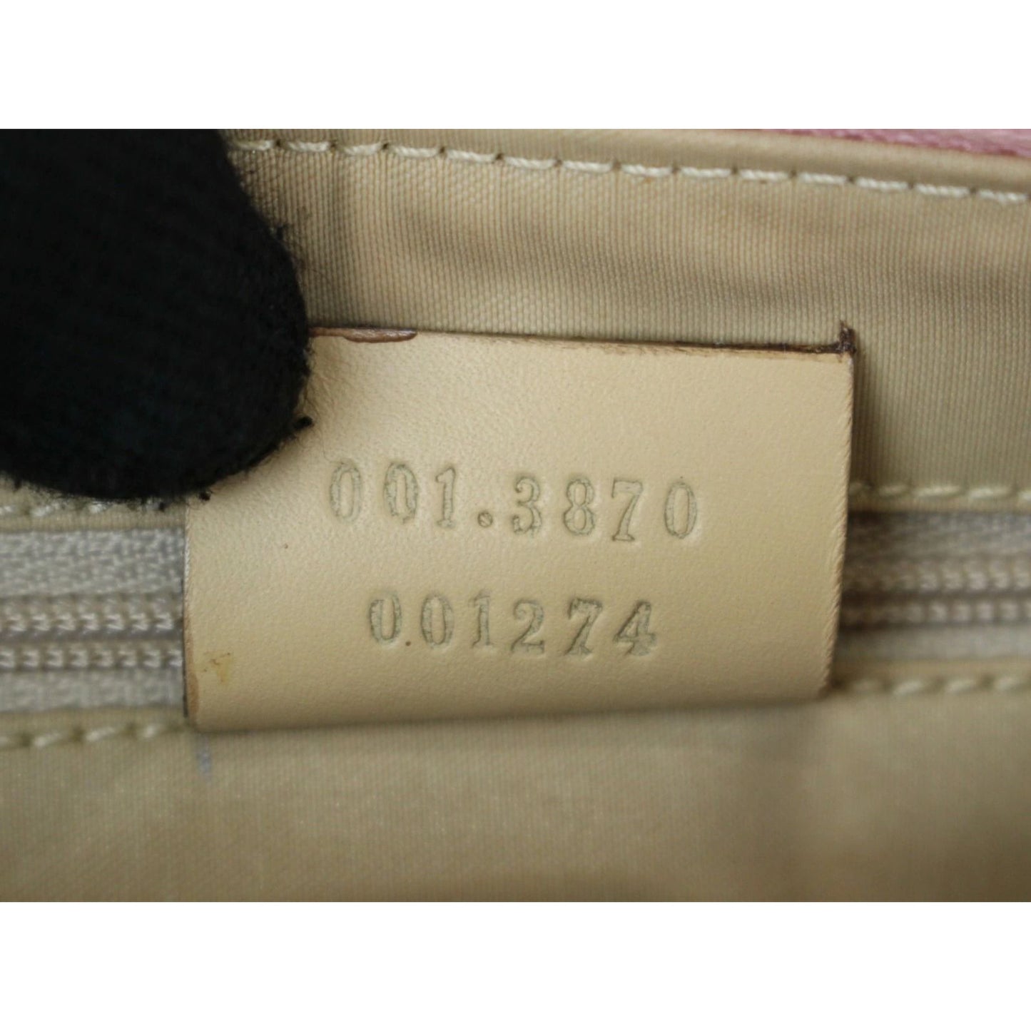 Gucci GG Sherry Bamboo Pochette Baguette Shoulder Bag Purse Tote Pink
