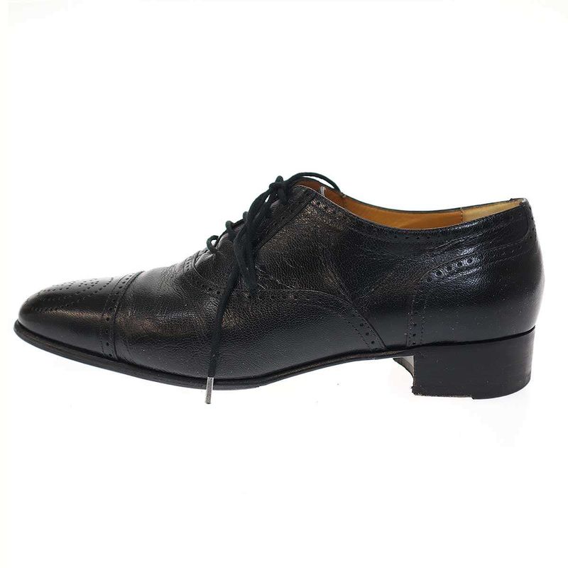 Gucci GG Pattern Dress Shoes 598300 Black 7