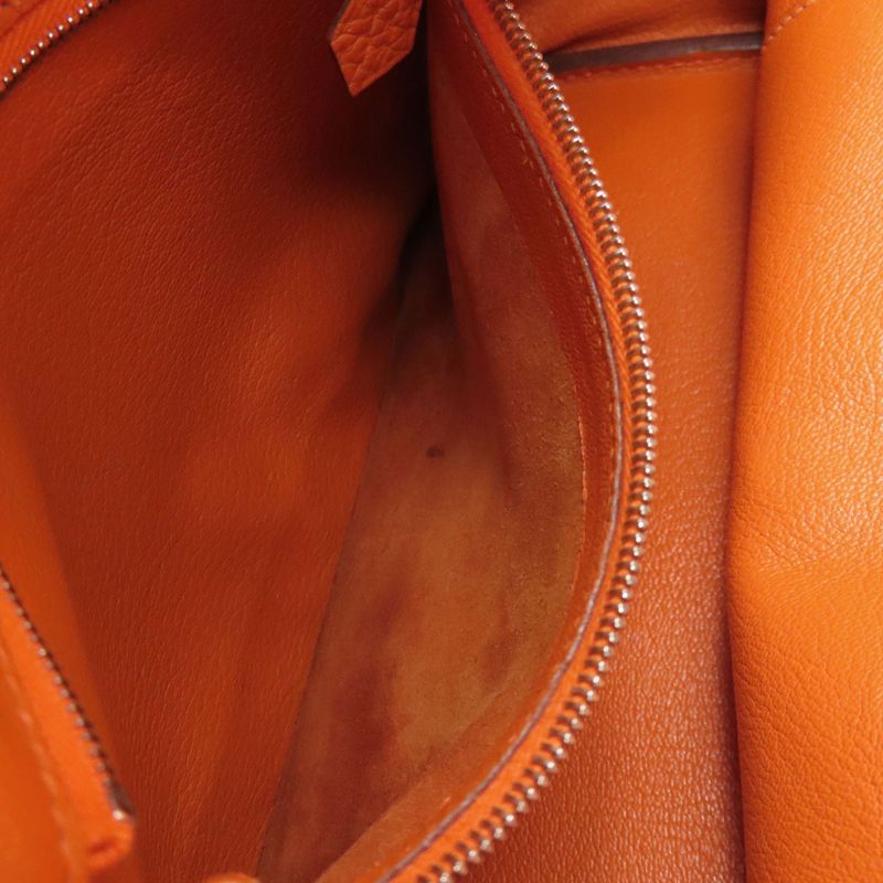 Hermes Birkin 25 Silver Hardware Handbag Togo Women