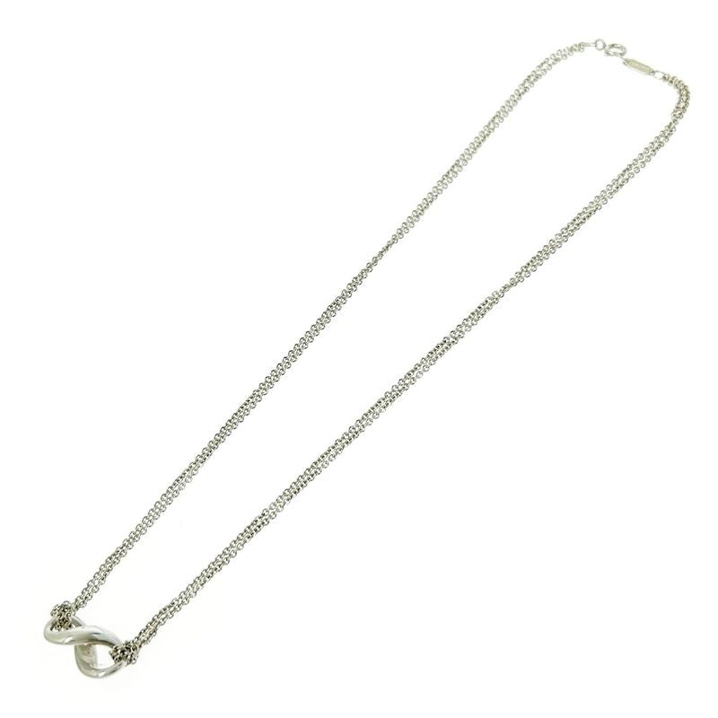 Tiffany & Co Silver Infinity Necklace 7.5g 925 Engraved 404788 Necklace