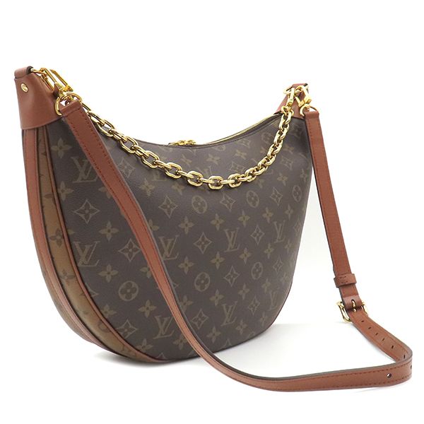 Louis Vuitton Shoulder Bag Loop Hobo Monogram Canvas Monogram / Reverse Canvas