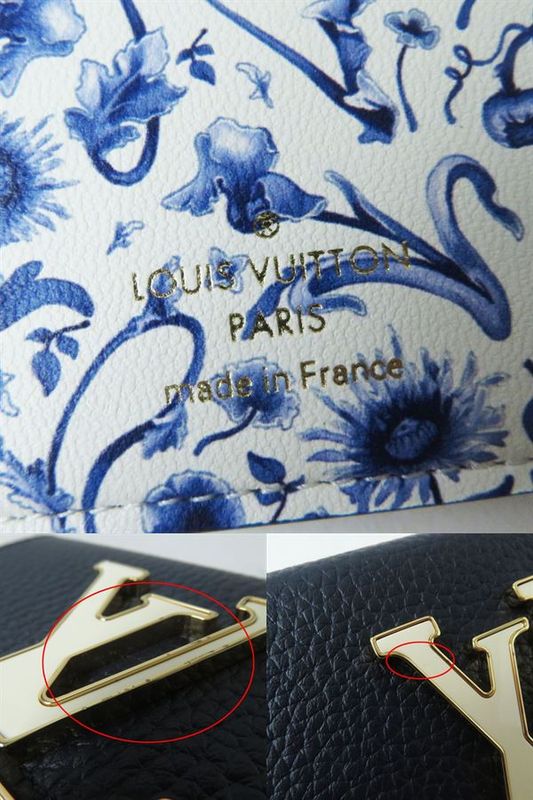 LV Louis Vuitton M82046 Ladies Portefeuille Capucines Compact Wallet