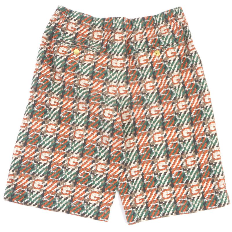 Gucci 20SS 623168/623159 100% Cotton G Logo Total Pattern Woven Effect Bow Ring