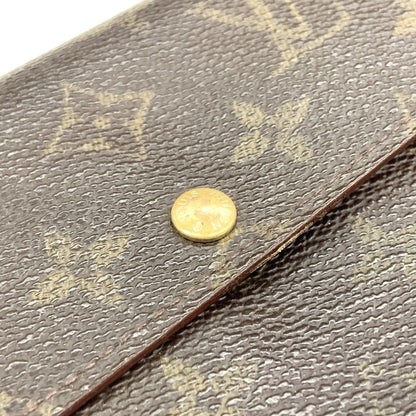 Louis Vuitton Monogram Pochette Porte Monet Credit Bifold Long Wallet M61725