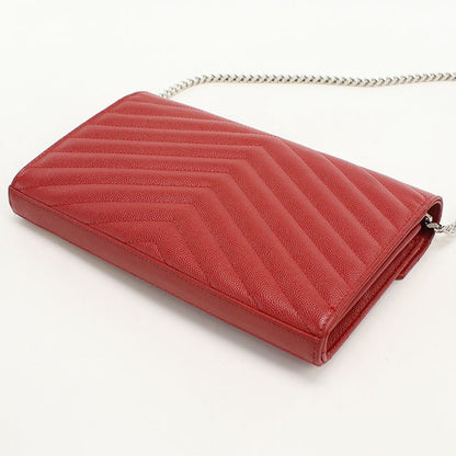 Saint Laurent Classic Cassandra Sl90027 Chain Wallet Calf Classic Chain Wallet