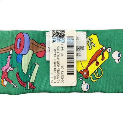 Hermes Silk Scarf Twilly Come on Get Out Your Colored Pencils! Carre Libre