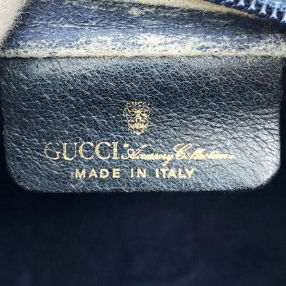 Gucci 27 004 998 Clutch Bag Second Bag Pouch GG Supreme Vintage Old Gucci Navy