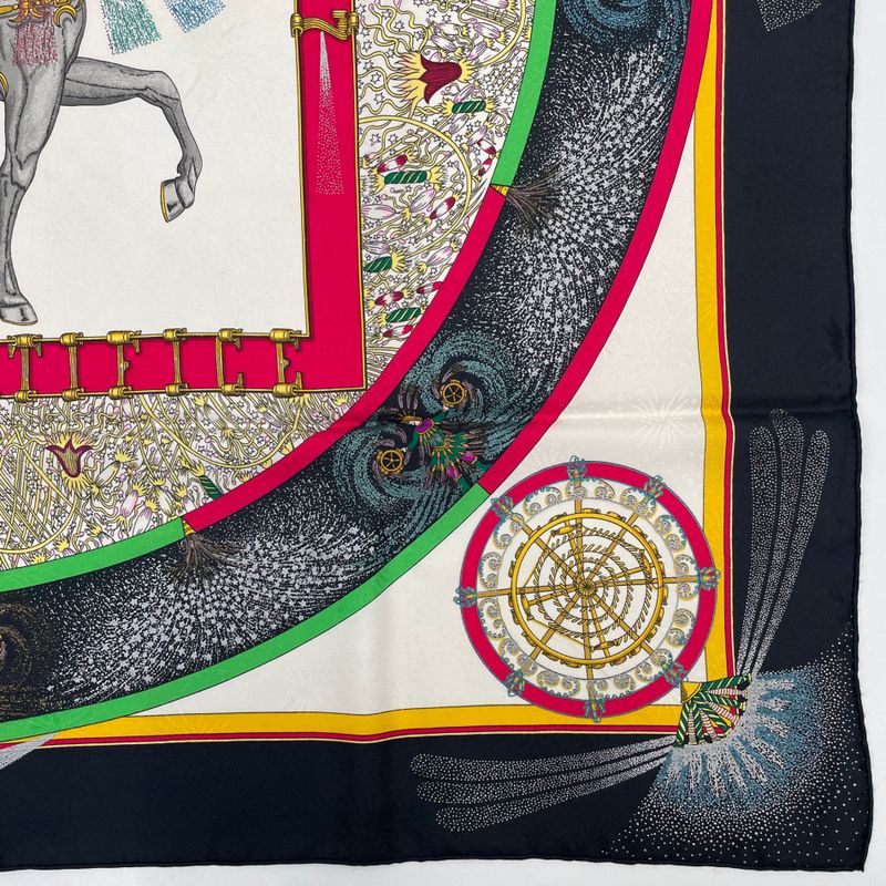 Hermes 150 Years Limited Edition 1987 Carre 90 FEUX D'artifice Fire Of Skill