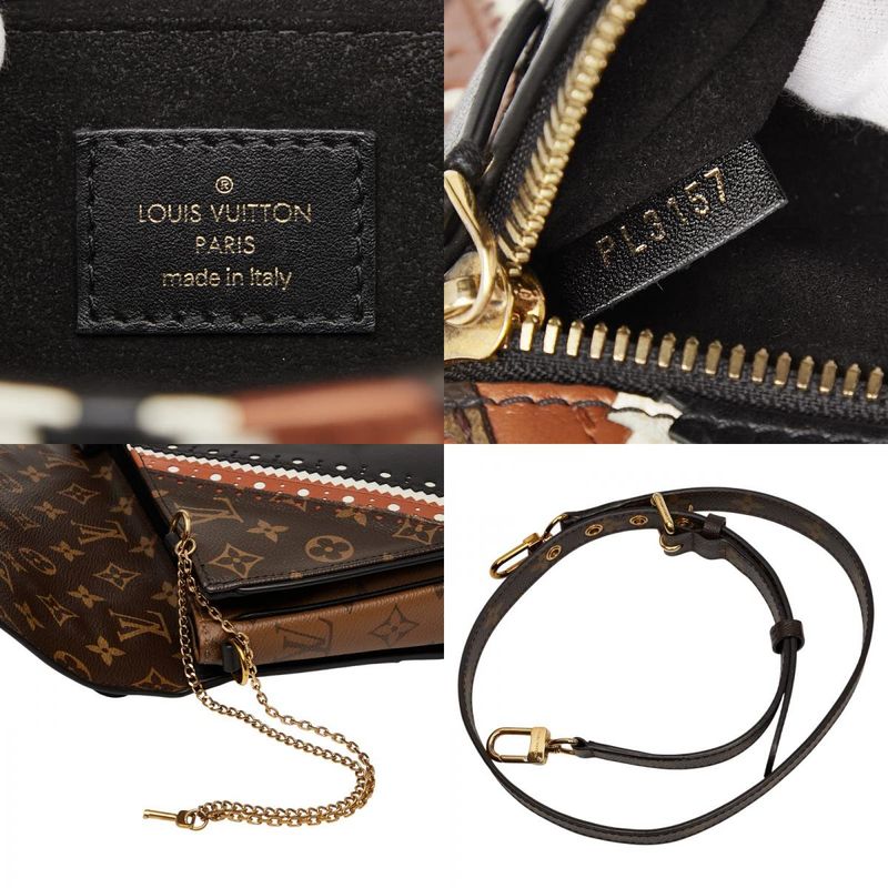 Louis Vuitton Monogram Reverse Pochette Metis MM Handbag Shoulder Bag 2WAY