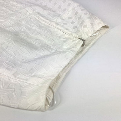 Louis Vuitton Skirt Monogram Logo Cotton White