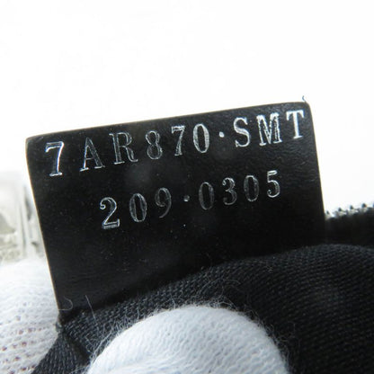 Fendi Bug's Eye Triangle Bicolor Leather Coin Case With Key Ring Yellow Black