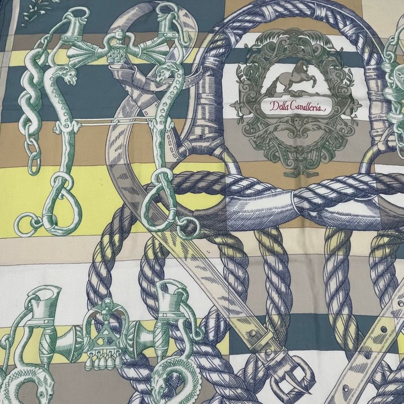 Hermes Carre 140 Large Della Cavalleria Della Cavalleria Scarf Cashmere