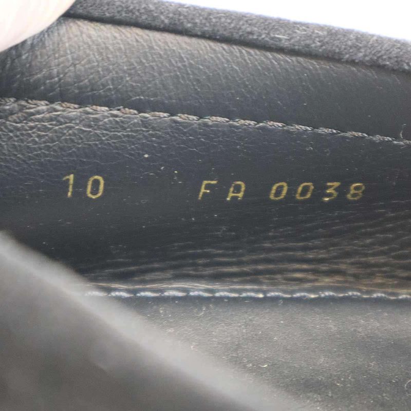 Louis Vuitton Suede Driving Shoes Navy 10