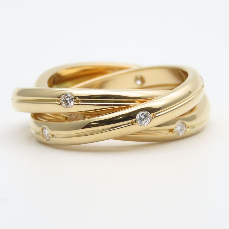 Cartier Ring - Ring Constellation Trinity 3strands 49 18K Yellow Gold Diamonds
