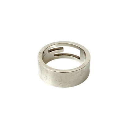Gucci Square G Ring Silver 925 No 14 Accessory 102