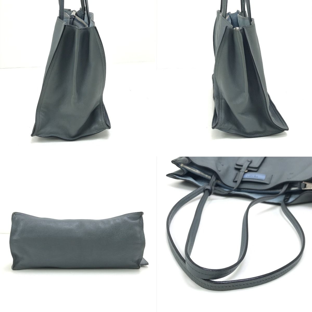 Prada Tote Bag Etit Shoulder 1bg122 Blue