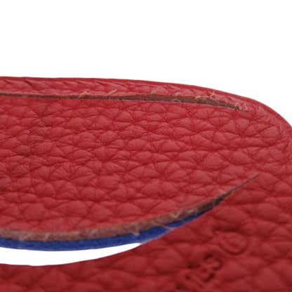 Hermes Petite Ache Ice Cream Leather Blue Red Key Holder 0070 Hermes