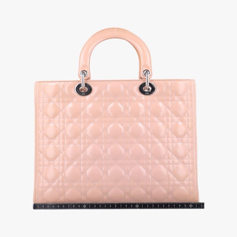 Christian Diorchristian Dior Lady Dior Pink Patent 16-bo-0152