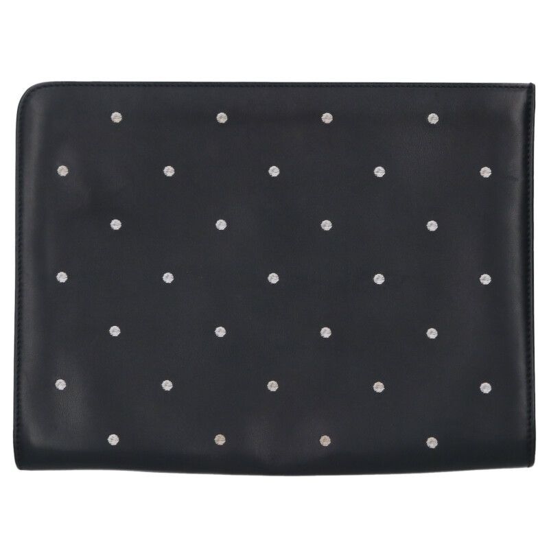 Dior Homme Dotted Leather Clutch Bag Men's