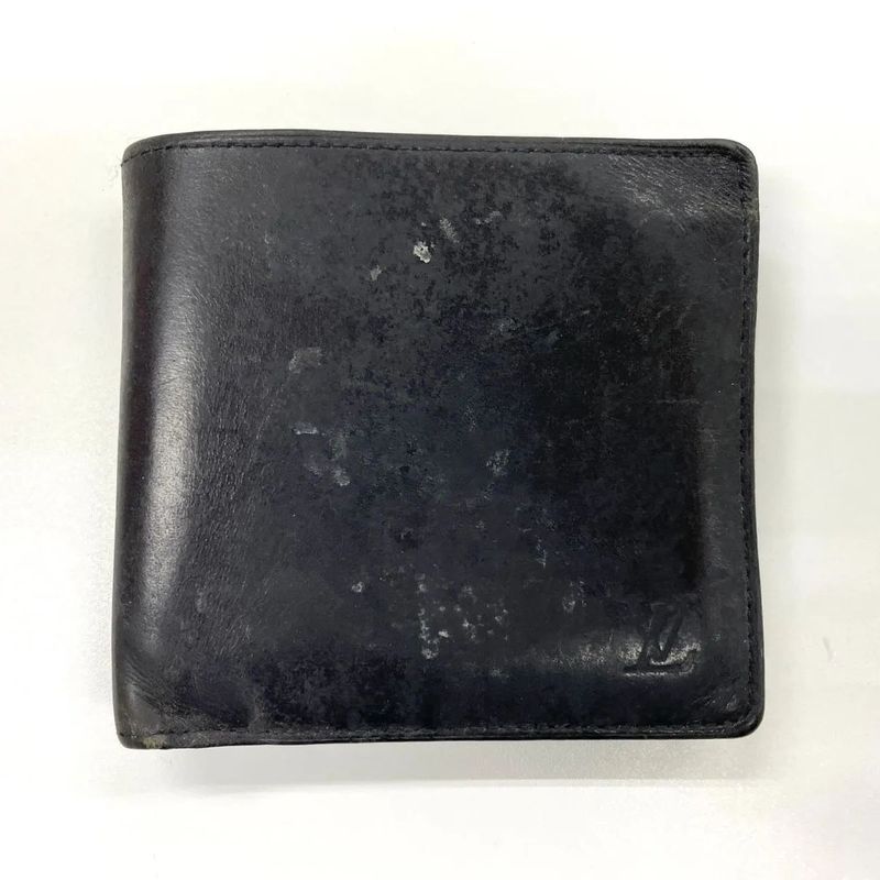 Louis Vuitton Nomade Portefeuille Marco Bifold Wallet M85016 Black Made In